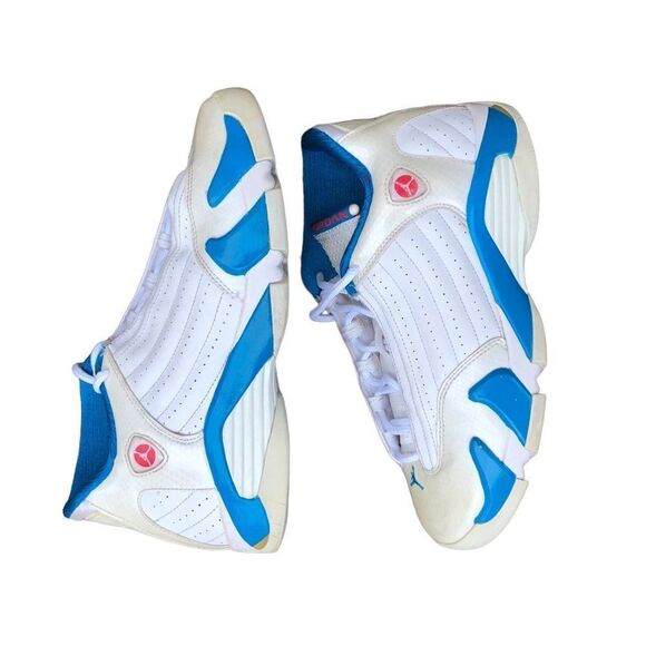 RARE 2011 Air Jordan 14 Retro Neptune Blue Size 7.5 - Picture 4 of 15